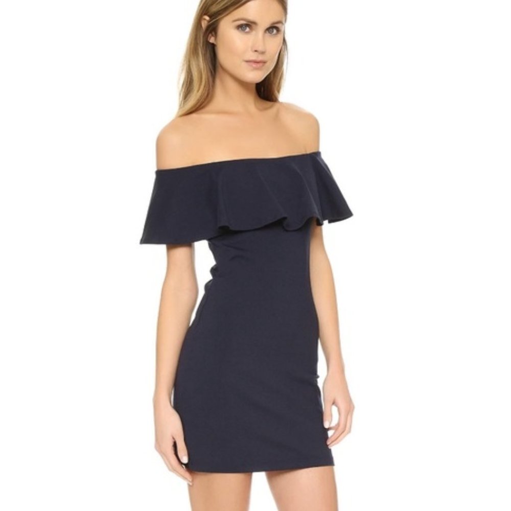 Susana Monaco Navy Dress, Size M, Like New